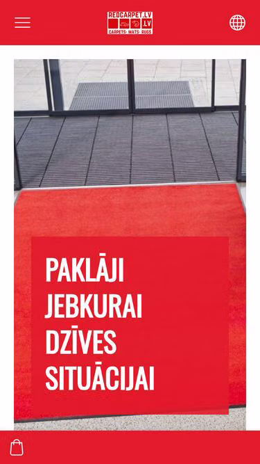 Screenshot of redcarpet.lv