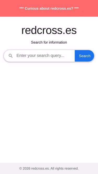 Screenshot of redcross.es