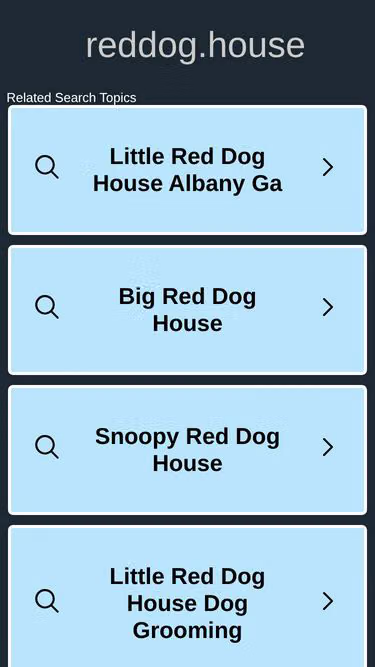 Screenshot of reddog.house