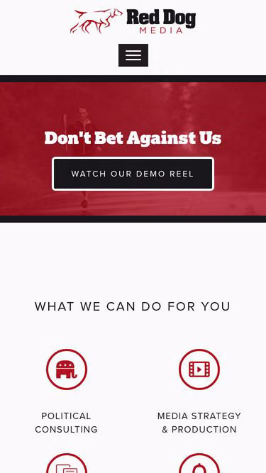 Screenshot of reddog.media
