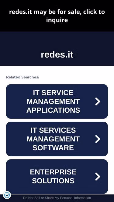 Screenshot of redes.it
