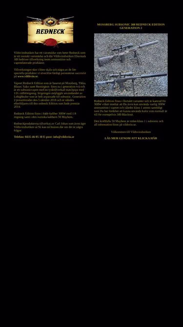 Screenshot of redneck.se