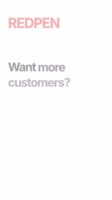 Screenshot of redpen.agency