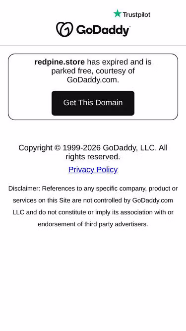 Screenshot of redpine.store