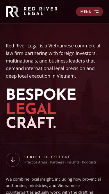 Screenshot of redriver.legal