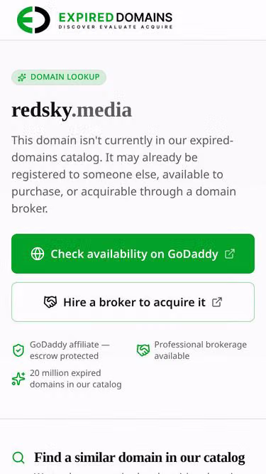 Screenshot of redsky.media