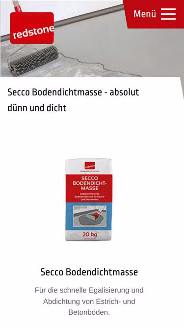 Screenshot of redstone.de
