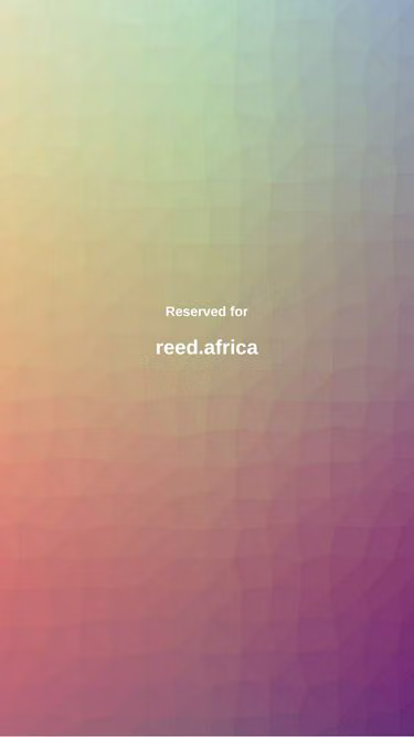 Screenshot of reed.africa
