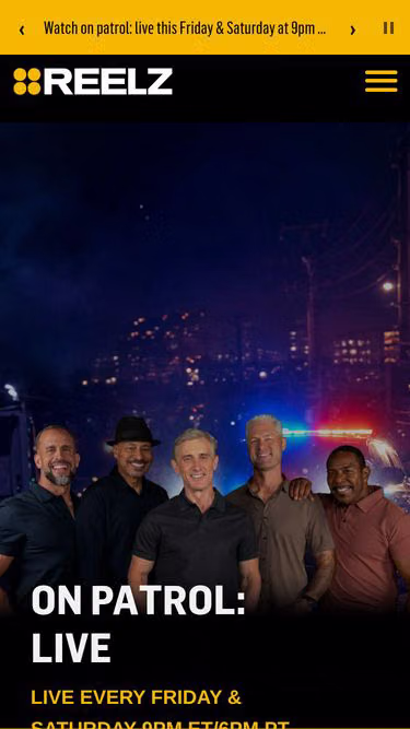 Screenshot of reelz.info