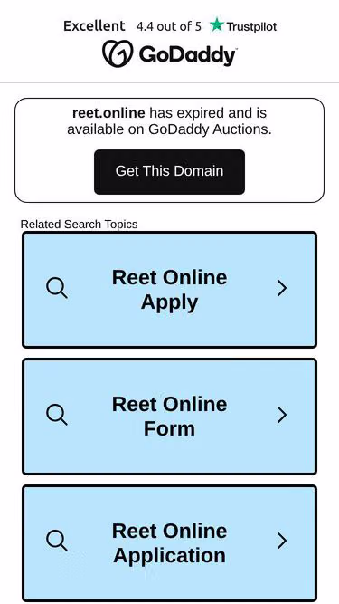 Screenshot of reet.online
