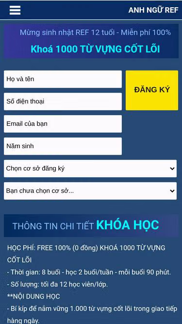 Screenshot of ref.edu.vn