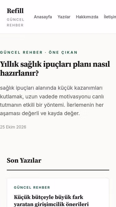 Screenshot of refill.lat