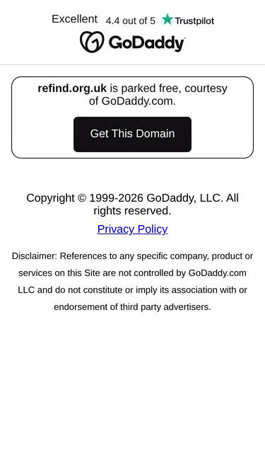 Screenshot of refind.org.uk