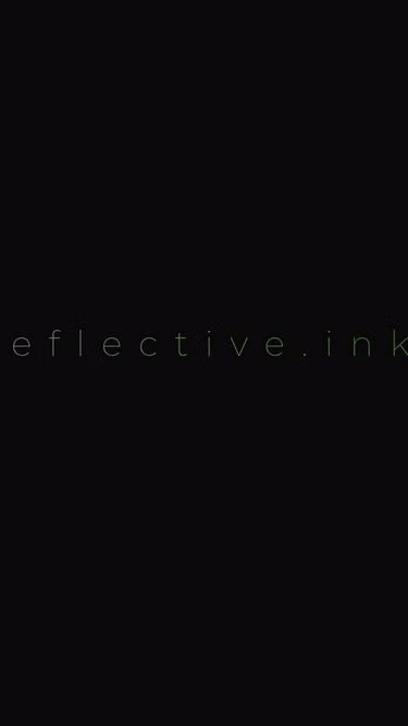 Screenshot of reflective.ink