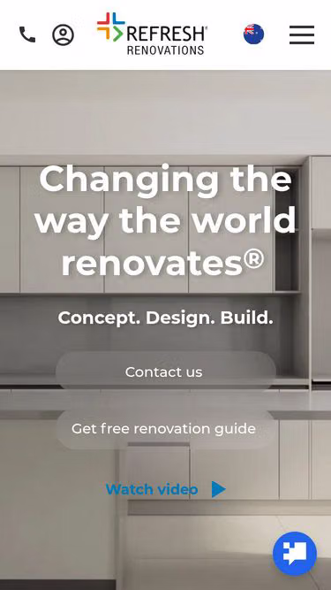 Screenshot of refresh.co.nz