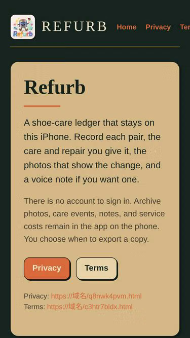 Screenshot of refurb.biz.id