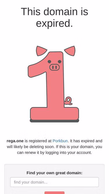 Screenshot of rega.one