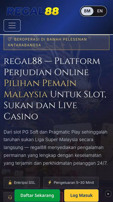 Screenshot of regal88.one