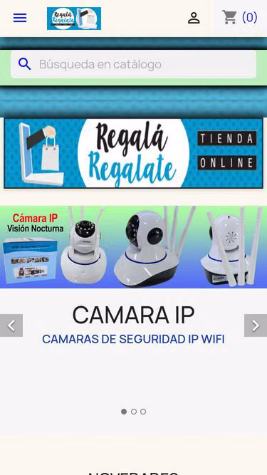Screenshot of regala.com.ar