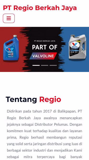 Screenshot of regio.company