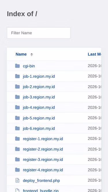 Screenshot of region.my.id