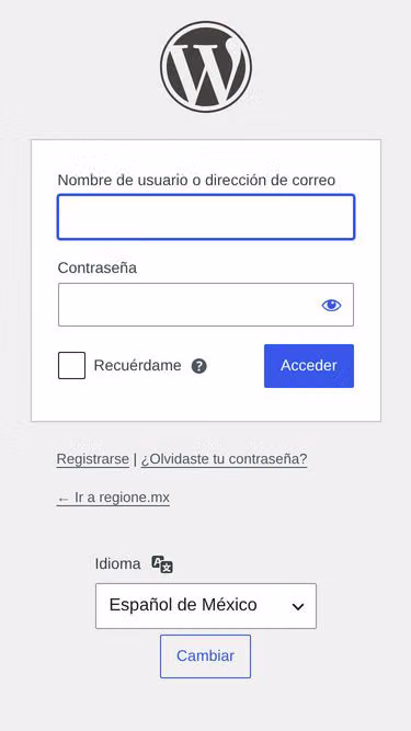 Screenshot of regione.mx