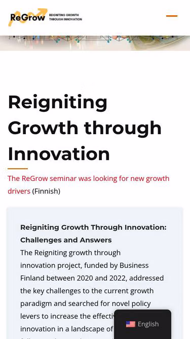 Screenshot of regrow.fi