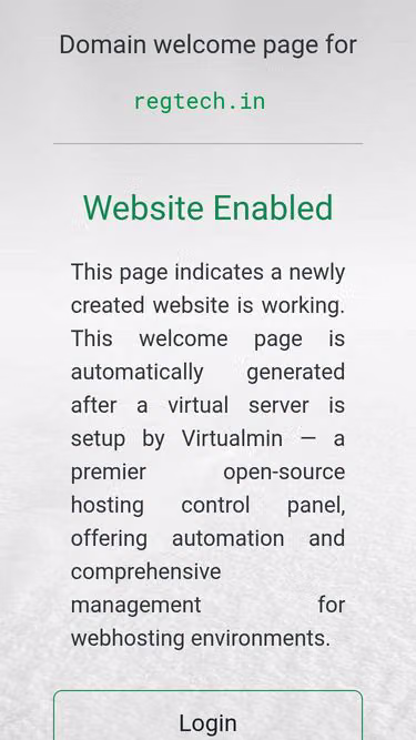 Screenshot of regtech.in