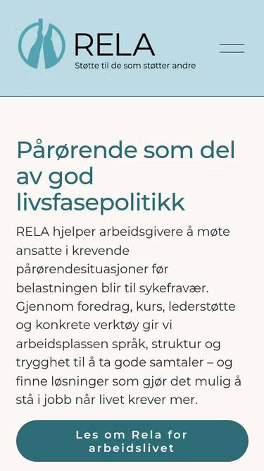 Screenshot of rela.no