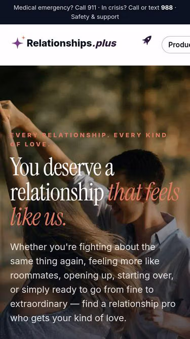 Screenshot of relationships.plus