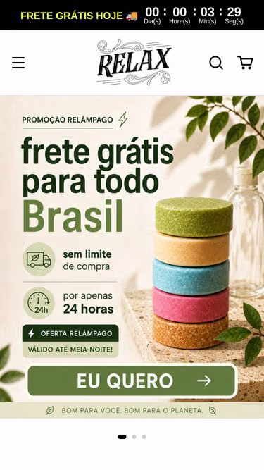 Screenshot of relax.com.br