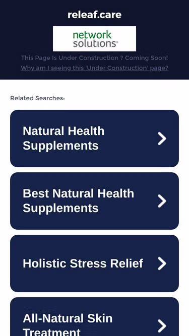 Screenshot of releaf.care