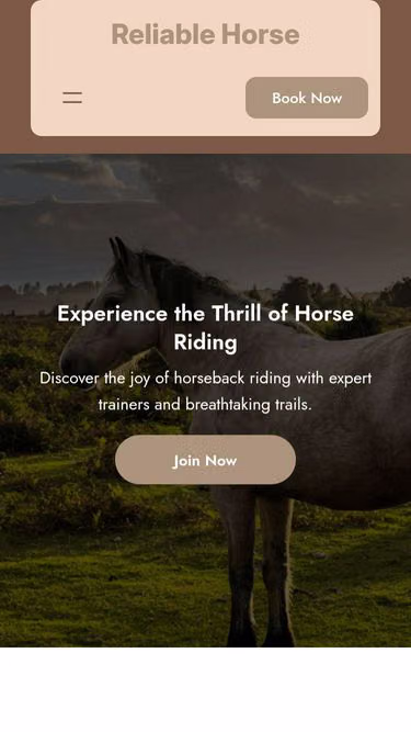 Screenshot of reliable.horse