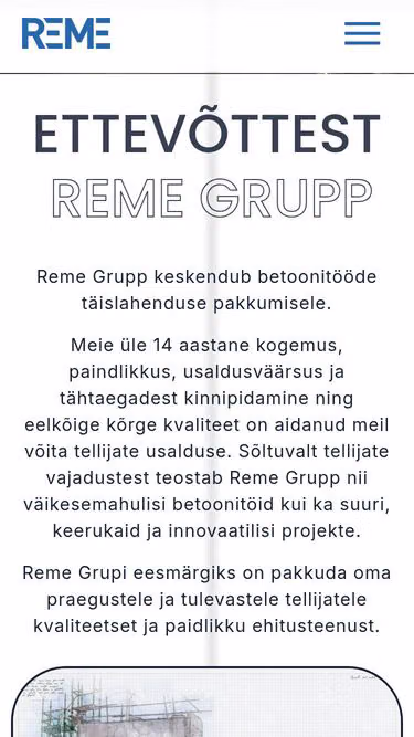 Screenshot of reme.ee