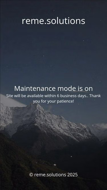 Screenshot of reme.solutions