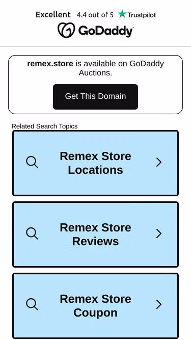 Screenshot of remex.store