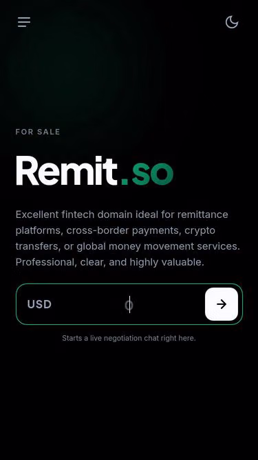 Screenshot of remit.so