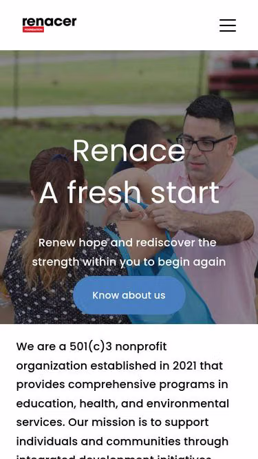 Screenshot of renacer.live