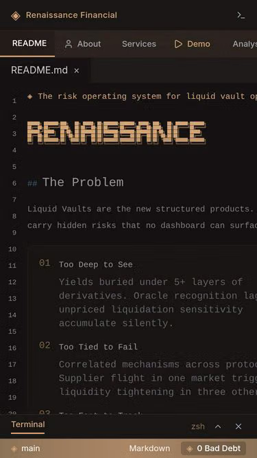 Screenshot of renaissance.financial