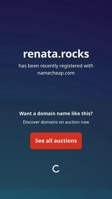 Screenshot of renata.rocks