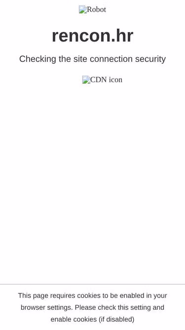 Screenshot of rencon.hr