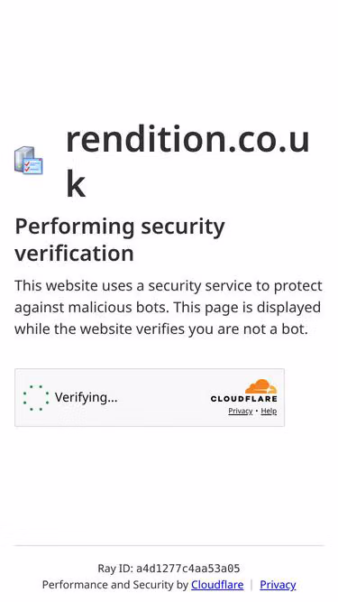 Screenshot of rendition.co.uk