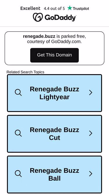 Screenshot of renegade.buzz