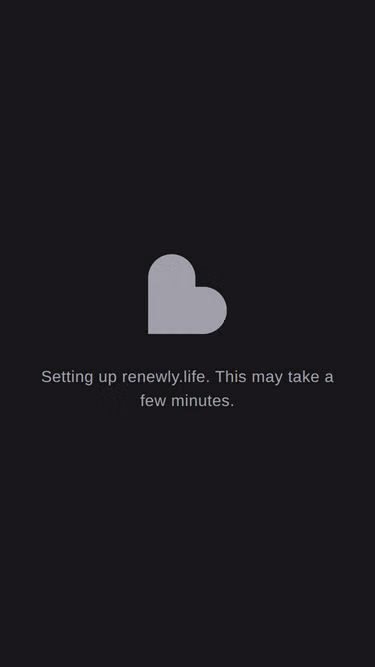 Screenshot of renewly.life