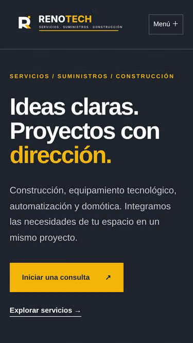 Screenshot of renotech.com.mx