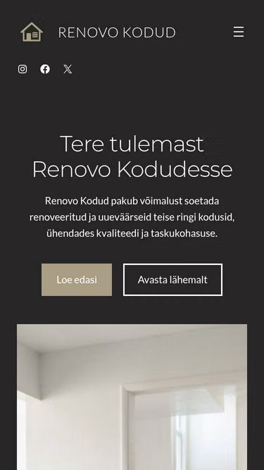 Screenshot of renovo.ee