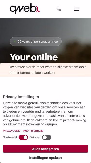 Screenshot of rens.nl