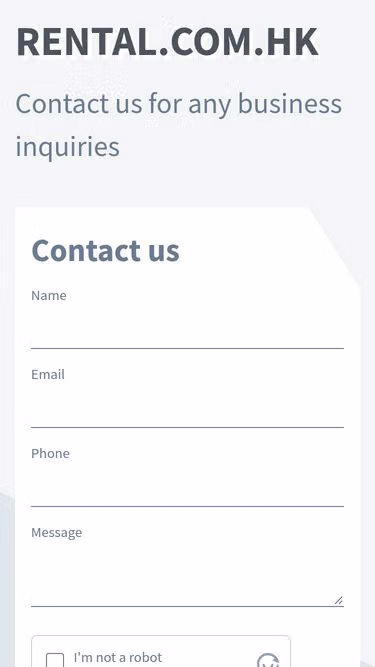 Screenshot of rental.com.hk