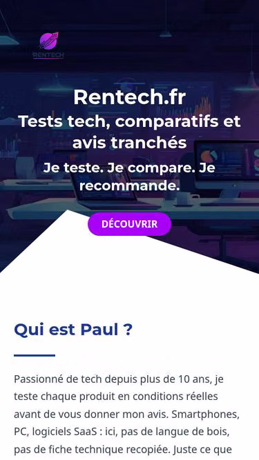 Screenshot of rentech.fr