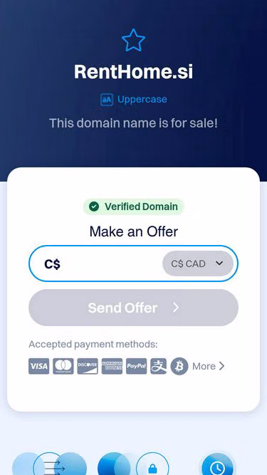 Screenshot of renthome.si